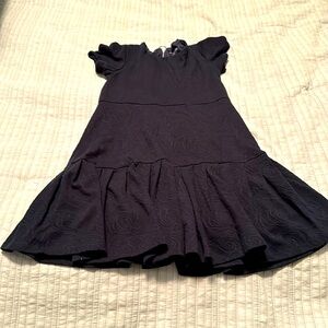 Girls Navy Blue Dress